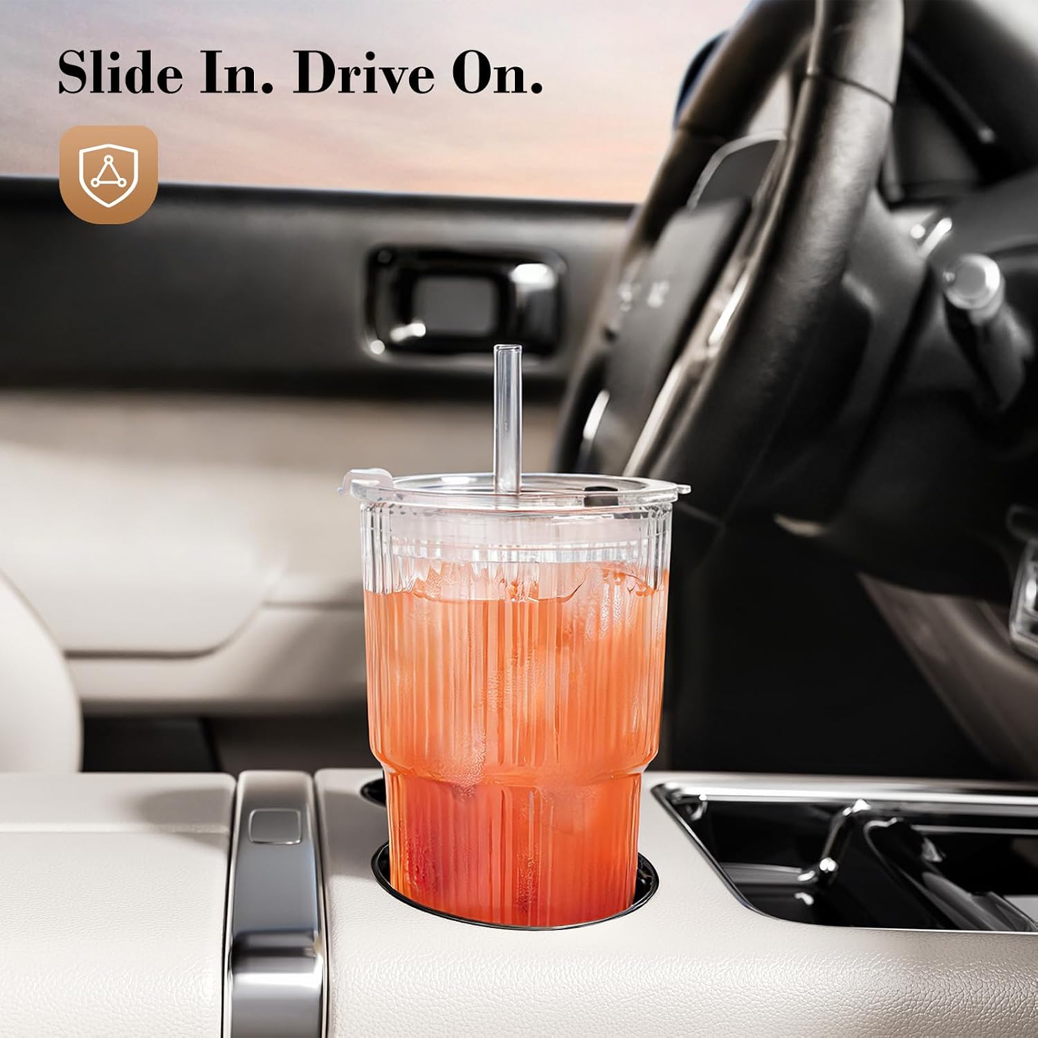 20 oz Ribbed Glass Iced Coffee Cups: My Morning Coffee Upgrade